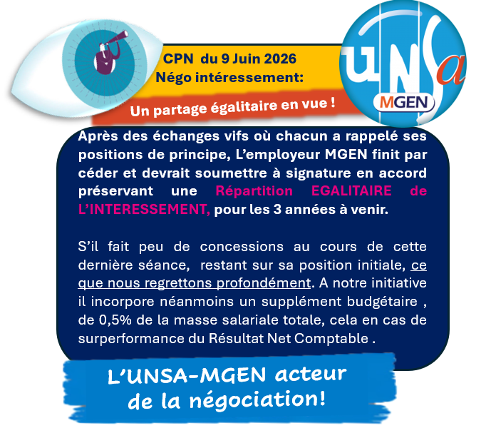 CPN 9 juin 2026 – intéressement