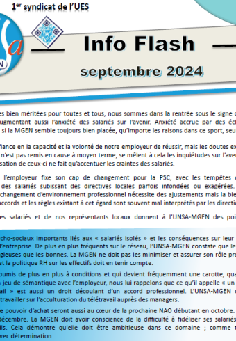 MGEN 41 –  flash septembre  2024