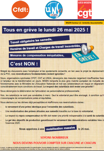 Greve 26 mai 2025