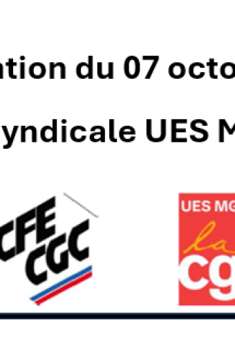 Interpellation du 1er Ministre – fin du RO -intersyndicale UES