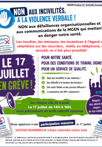 DEBRAYAGE 17 juillet – intersyndical